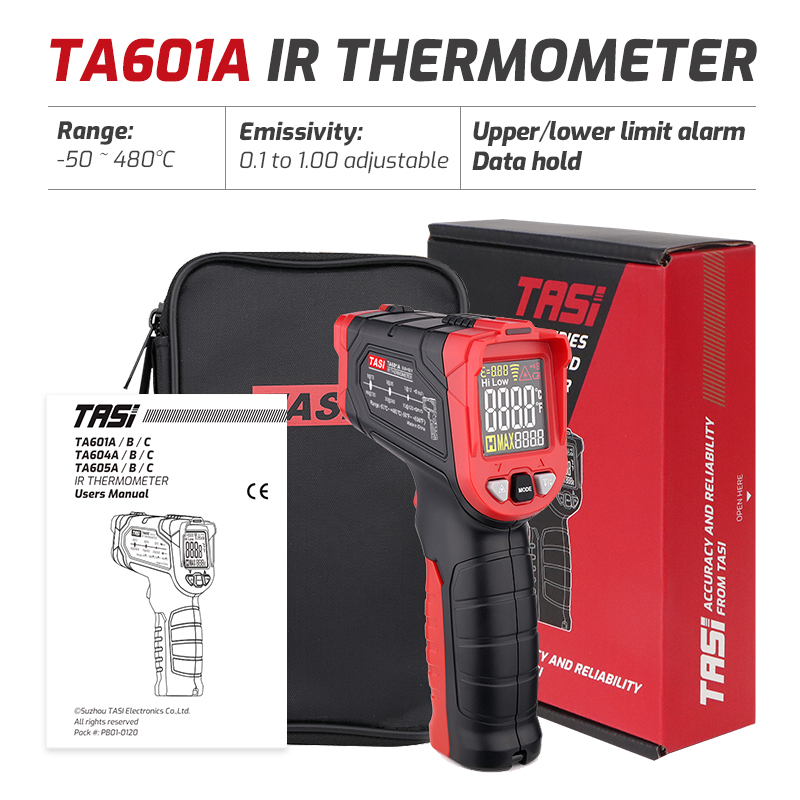 Industrial Laser Thermometer Gun - TA601A TA601B TA601C Infrared Thermometer Laser