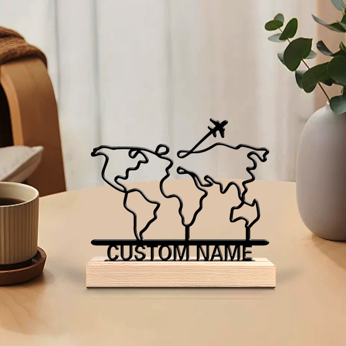 Desktop Laser Engraver - 1pc Personalized Desktop Metal Ornaments Custom