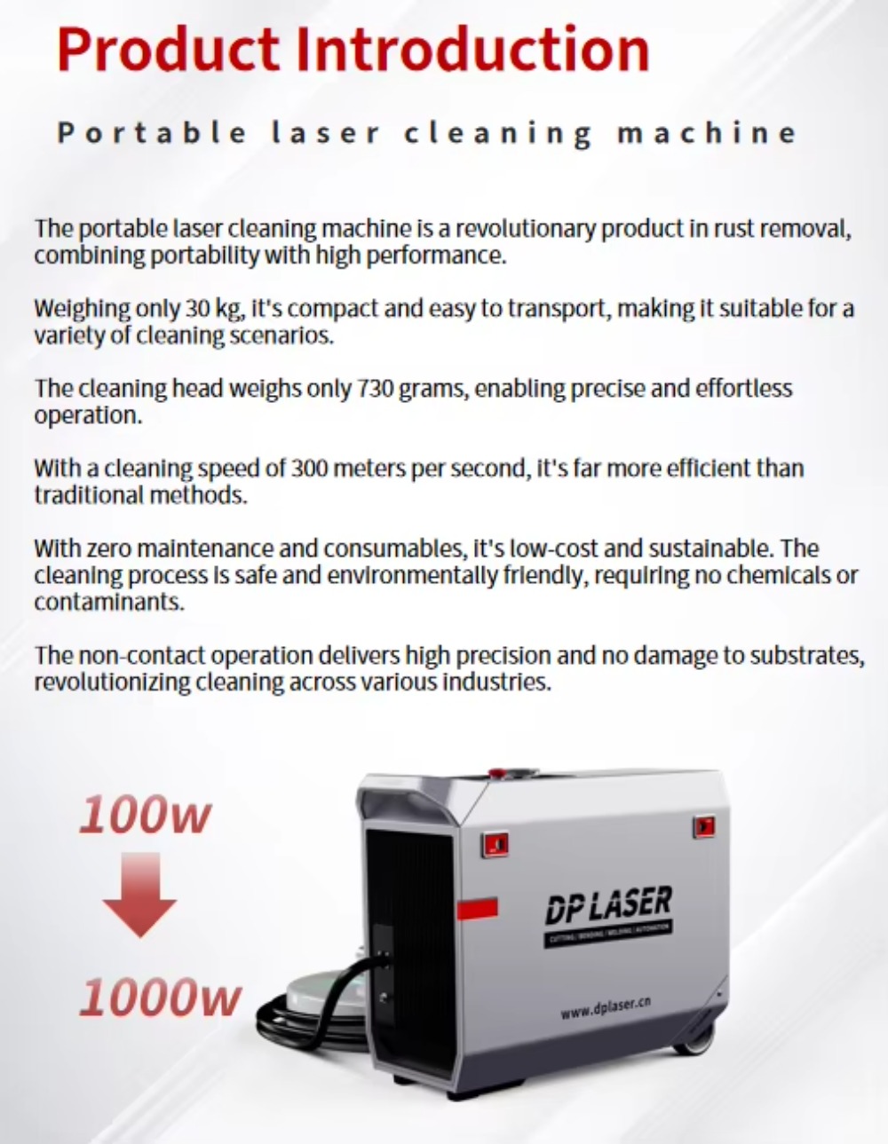 Industrial Laser Paint Removal - Industrial Portable Laser Cleaning Machine Handheld