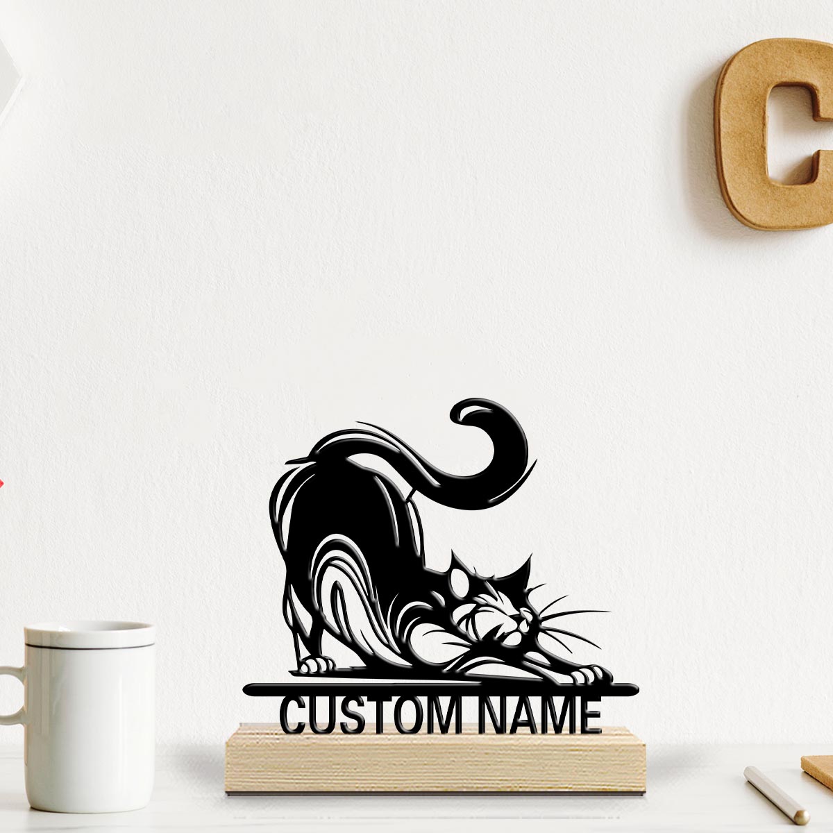 Desktop Laser Engraver - 1pc Desktop Metal Ornaments Customizable Content