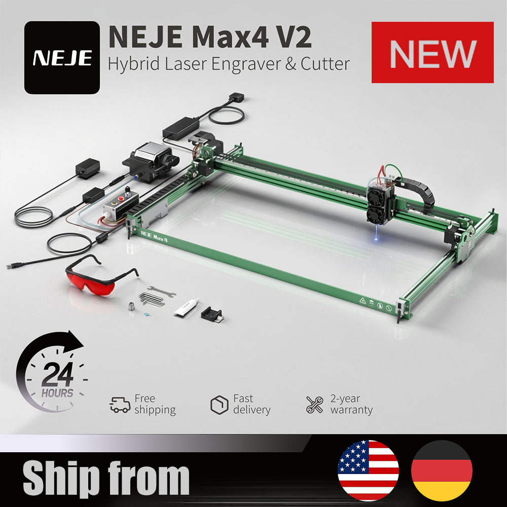 NEJE Max4 V2 E80 80W Laser Eng - Industrial Grade Laser Engraver recension och pris