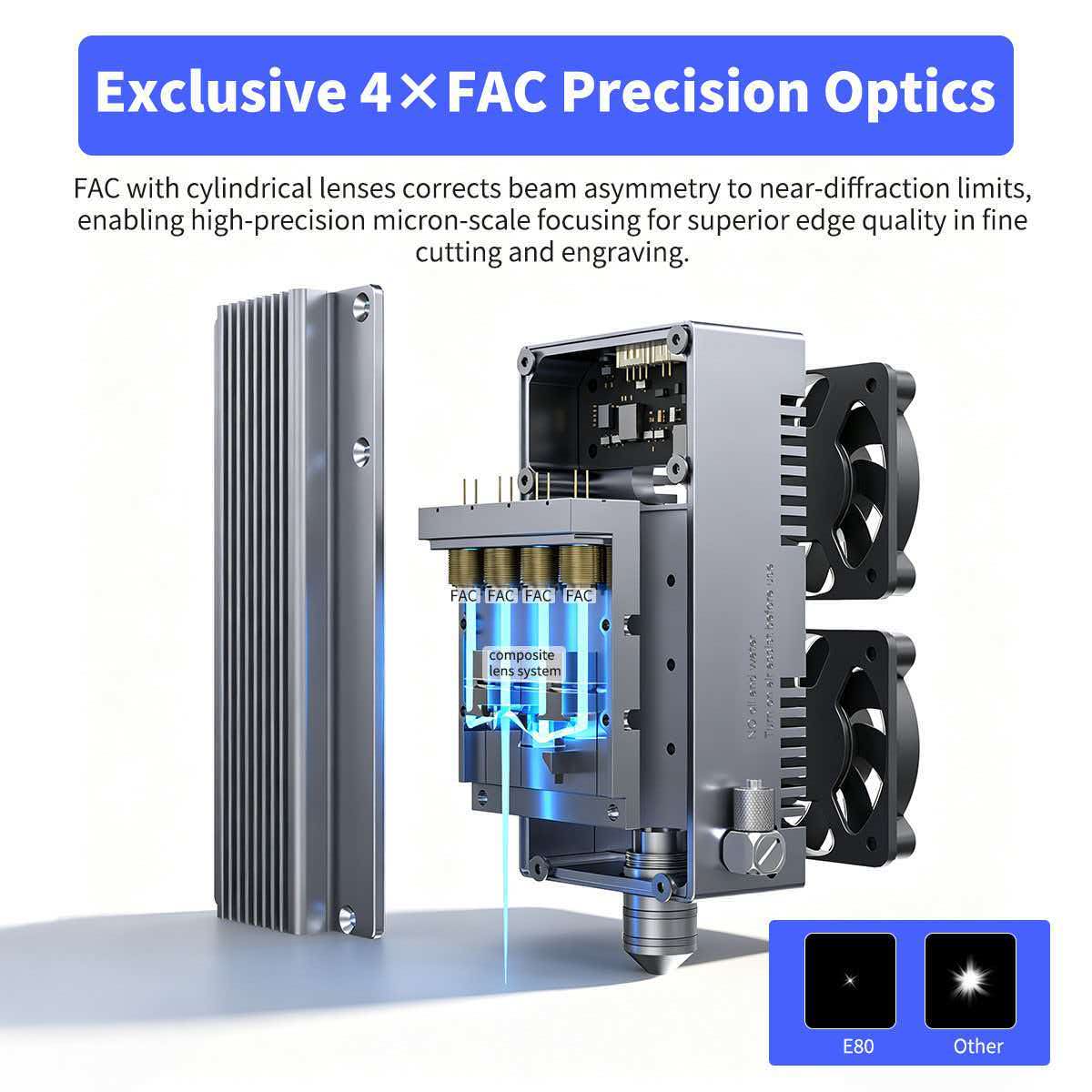 NEJE Max4 V2 E80 80W Laser Eng - Industrial Grade Laser Engraver recension och pris