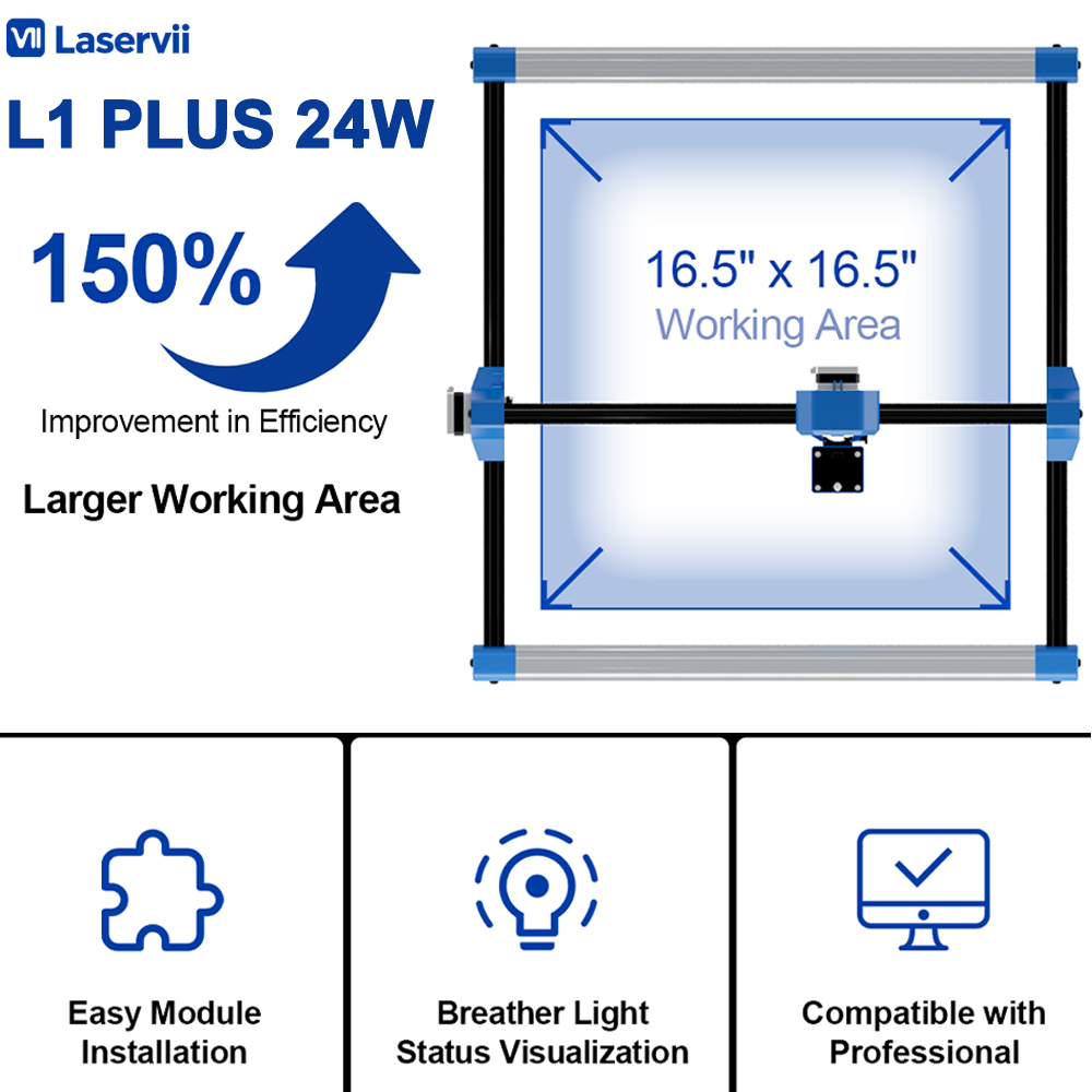 Laservii L1 PLUS 24W Laser Eng - Industrial Handheld Laser Engraver recension och pris