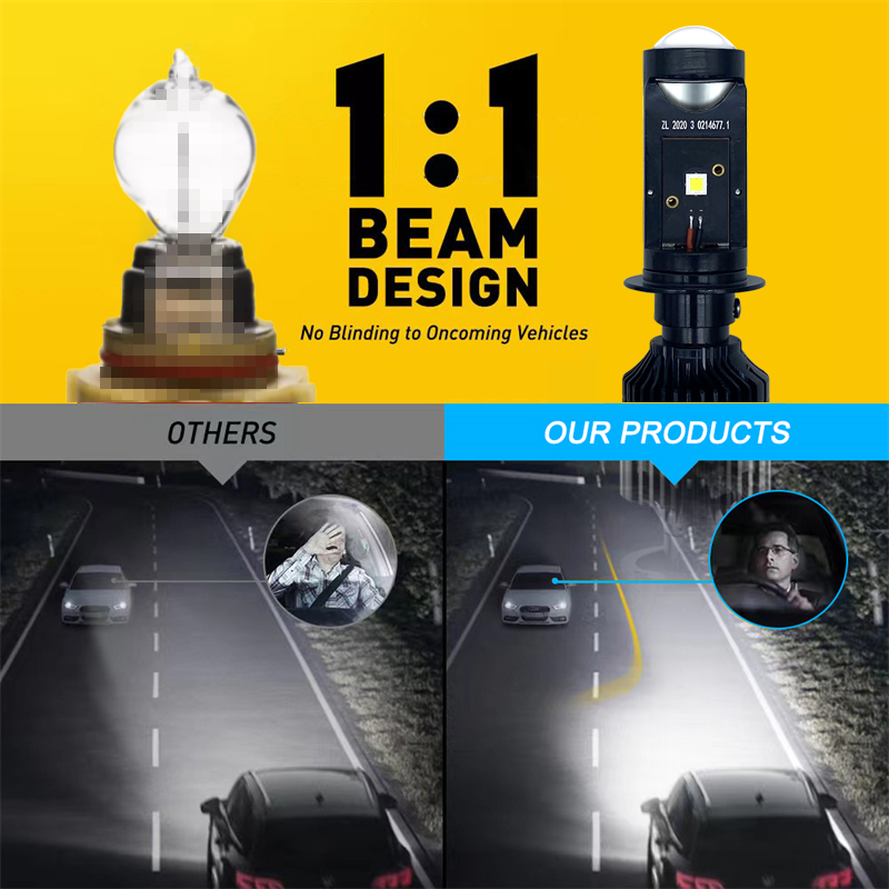 Canbus Lamp H4 H7 LED Y10 Supe - Laser Focus Lens recension och pris